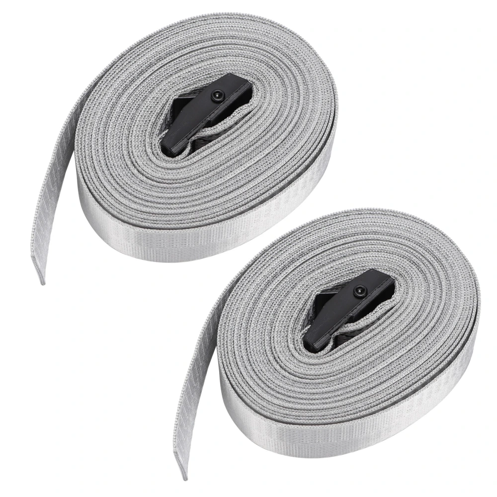 2Pcs Alloy Ratchet Tie Down Straps Adjustable Lashing Straps Heavy Duty Tensioning Belts Buckle5m/16.4ft