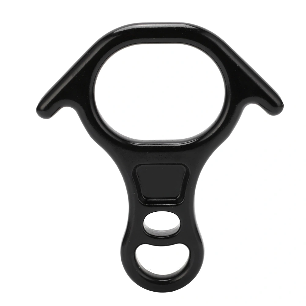 8‑Shaped Ring Descender Ox Horn High Altitude Descent Outdoor Rock Climbing EquipmentBlack