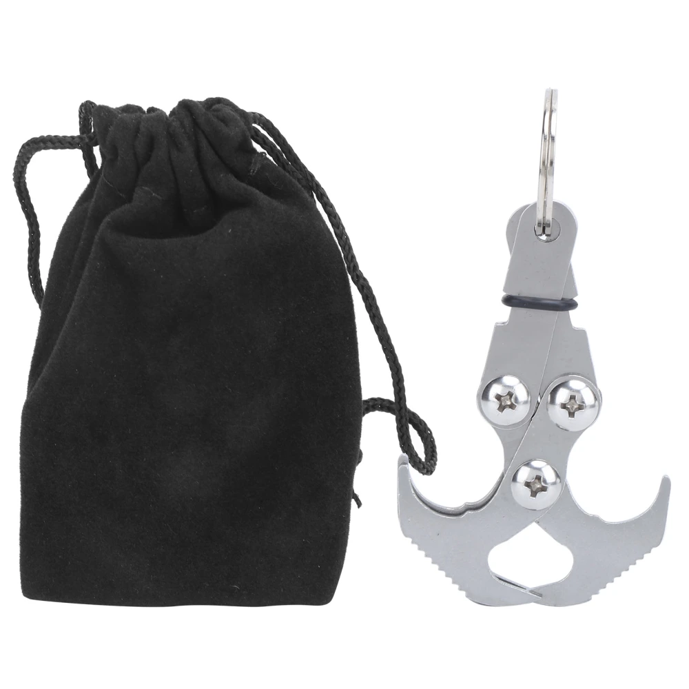 Grappling Hook Strong Sturdy Stainless Steel Outdoor Survival Equipment for Camping