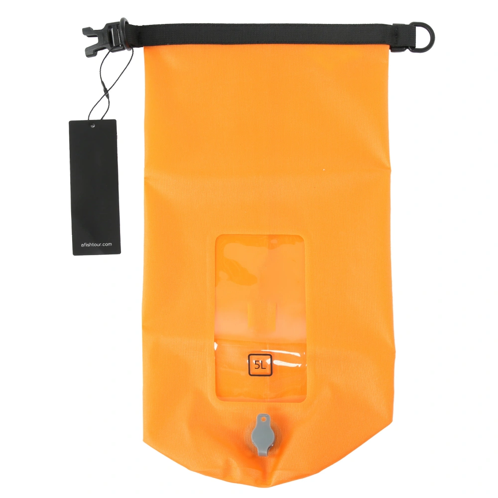 Waterproof Bag Lightweight Easily Clean Sealed Storage Bag for Outdoor Activities Hiking Camping HikingOrange