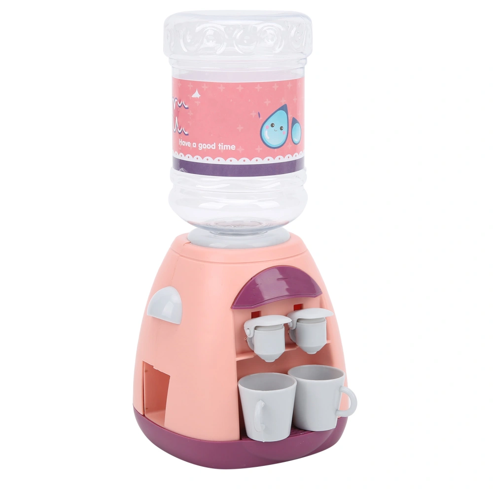 Children's Mini Beverage Dispenser Exciting Game Water Dispenser Music Box Educational ToyPink