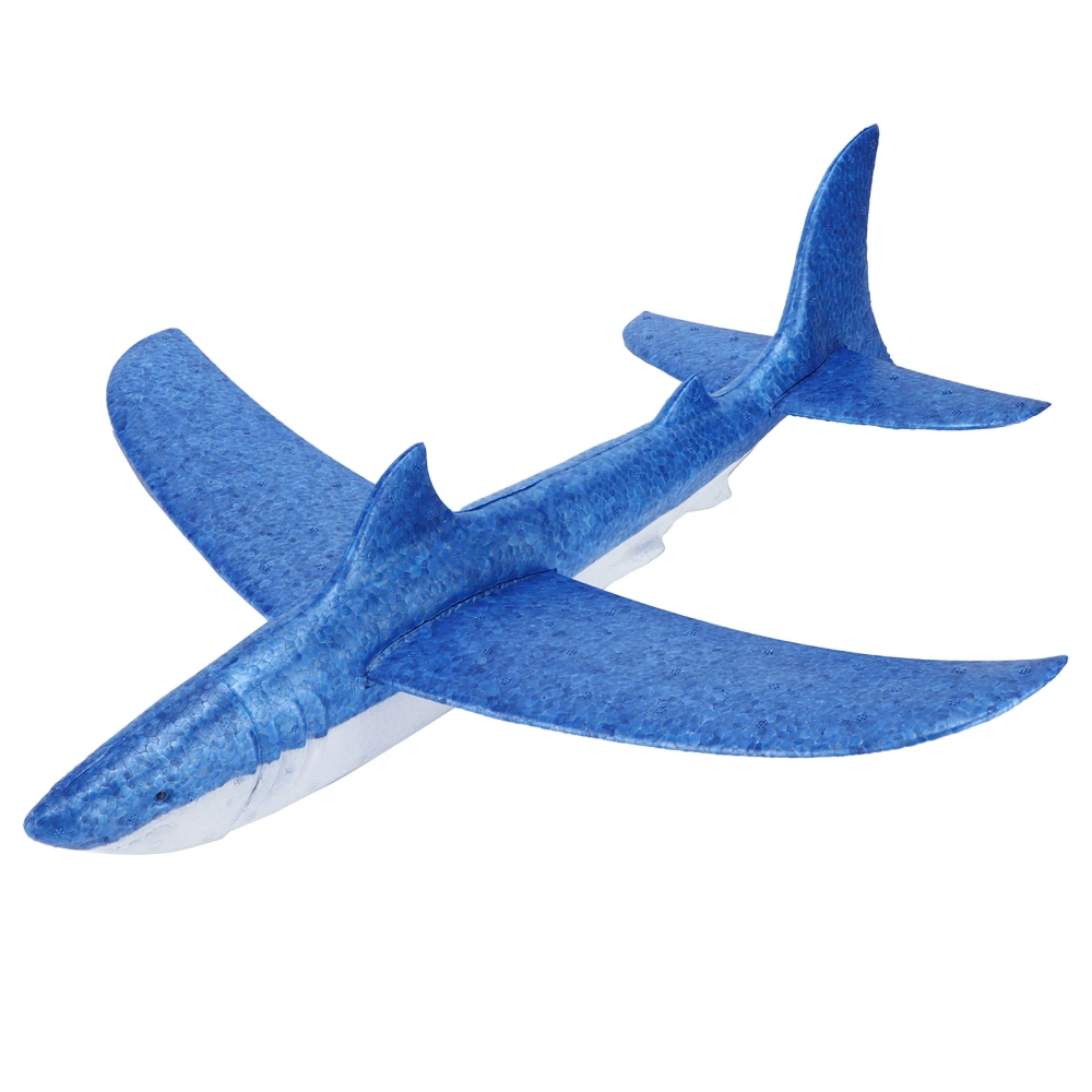 Toy Airplanes Unassembled Soft EPP Foam Streamlined Design Blue Airplanes Model for Children Outdoor Sports Toy