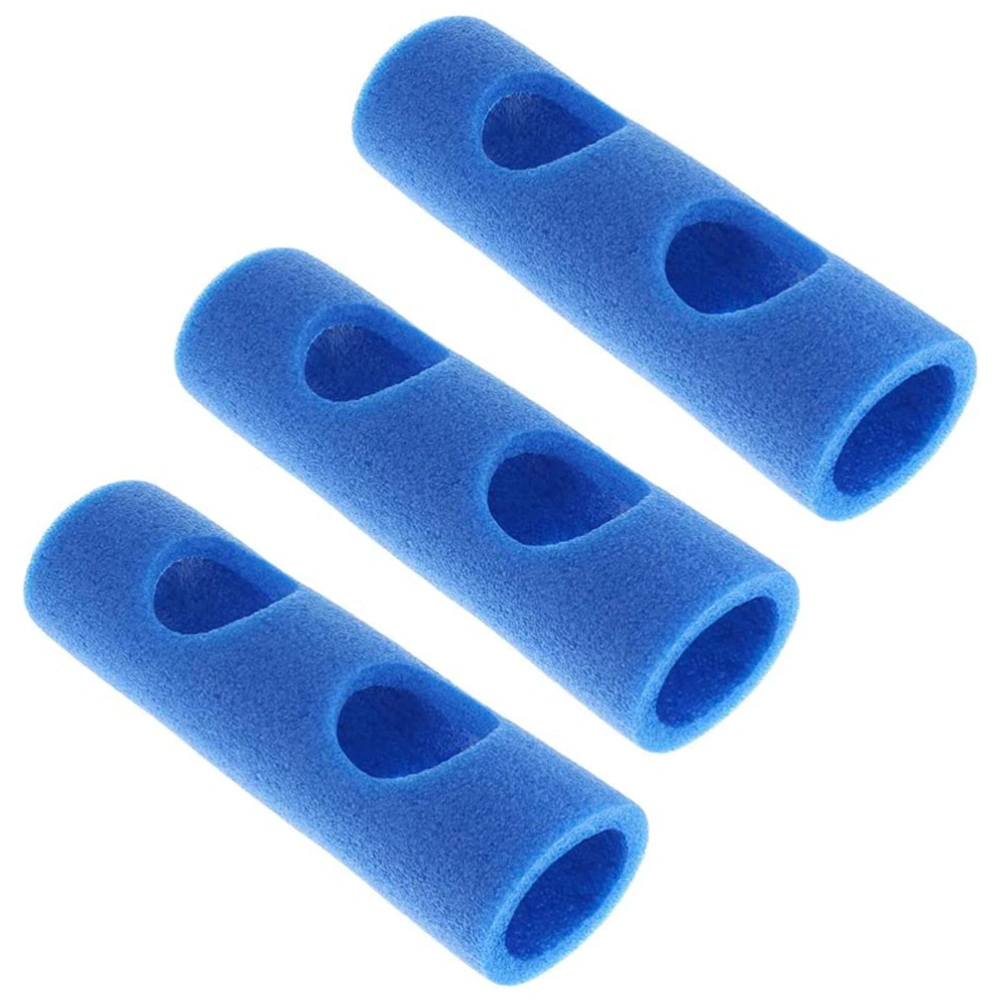 3 Pcs Swimming Pole Connector EPE 2 Cross Holes Swimming Noodle Connector Pool Noodle Swimming Noodle Foam Stick Connector