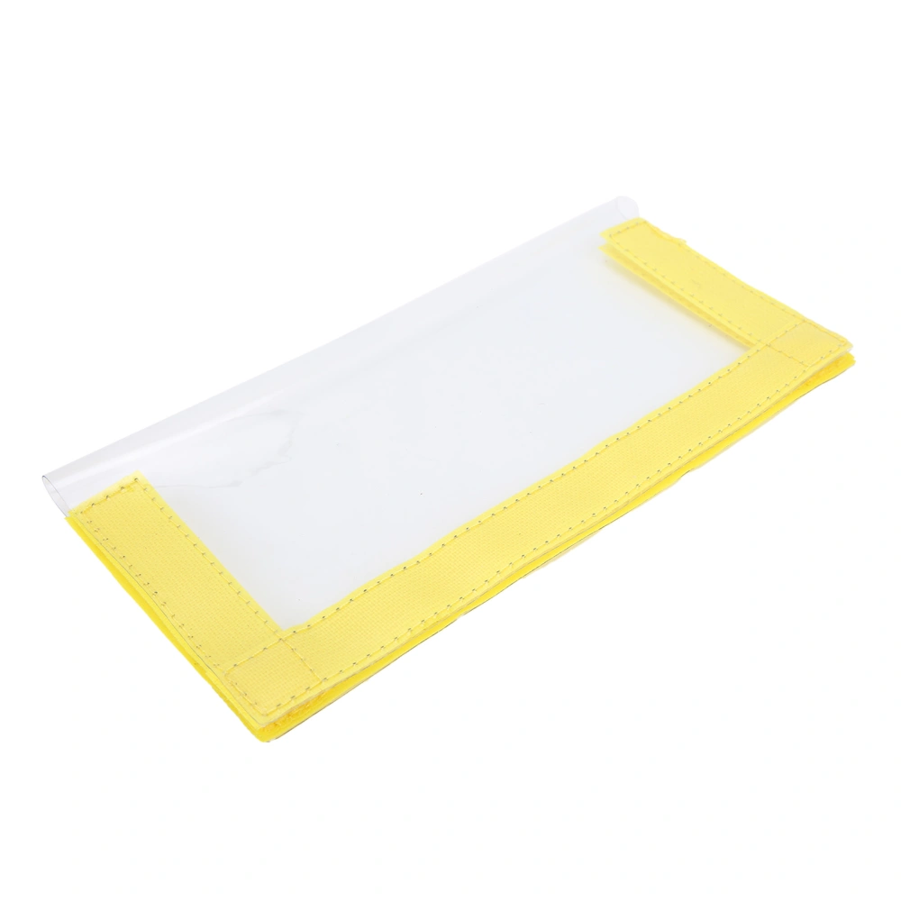 Fishing Hook Covers Durable Bait Storage Bag Transparent Nylon Lure Protection Wrap for FishermanYellow L