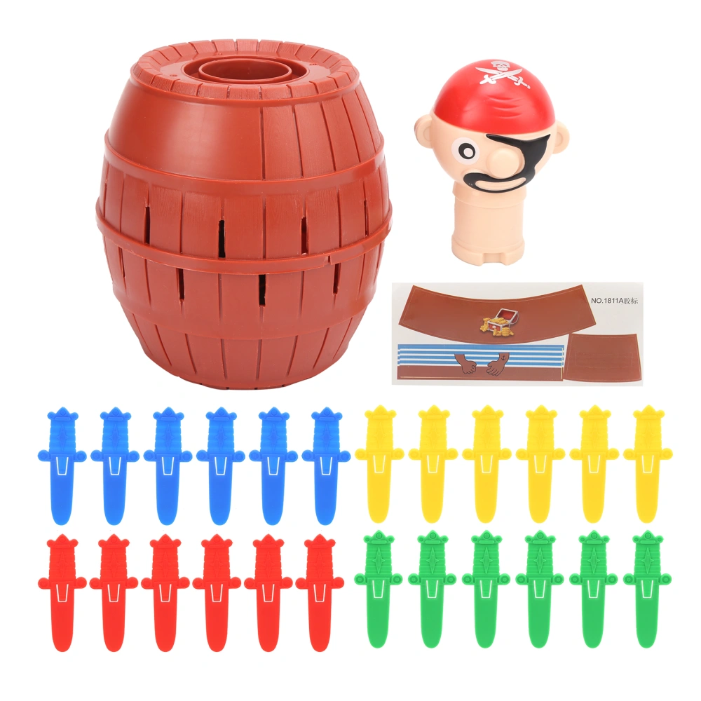 Pop‑Up Bucket ABS Material Sword Game Jumping Toy Funny Family Party Games for Children