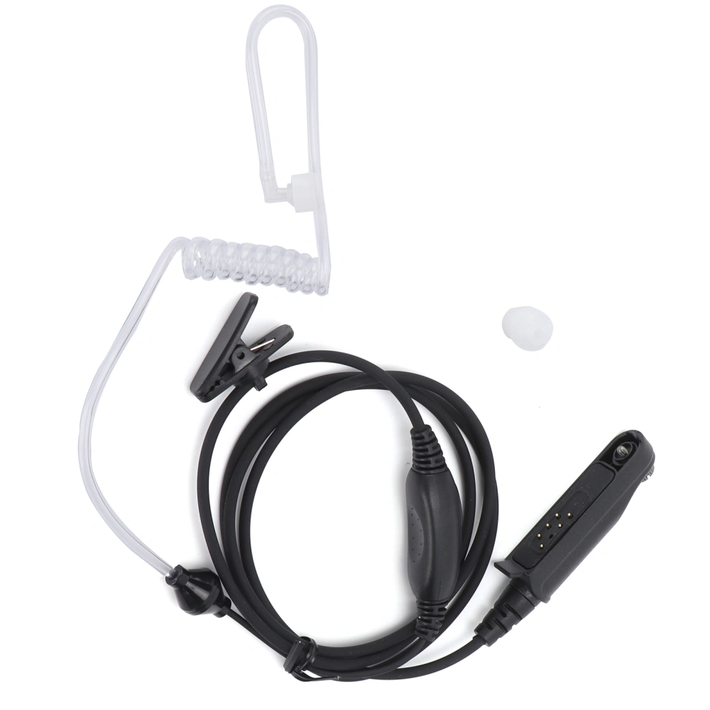 Surveillance Acoustic Air Tube Earpiece Headset Throat PTT Mic for UV9R Plus BF9700 BFA58