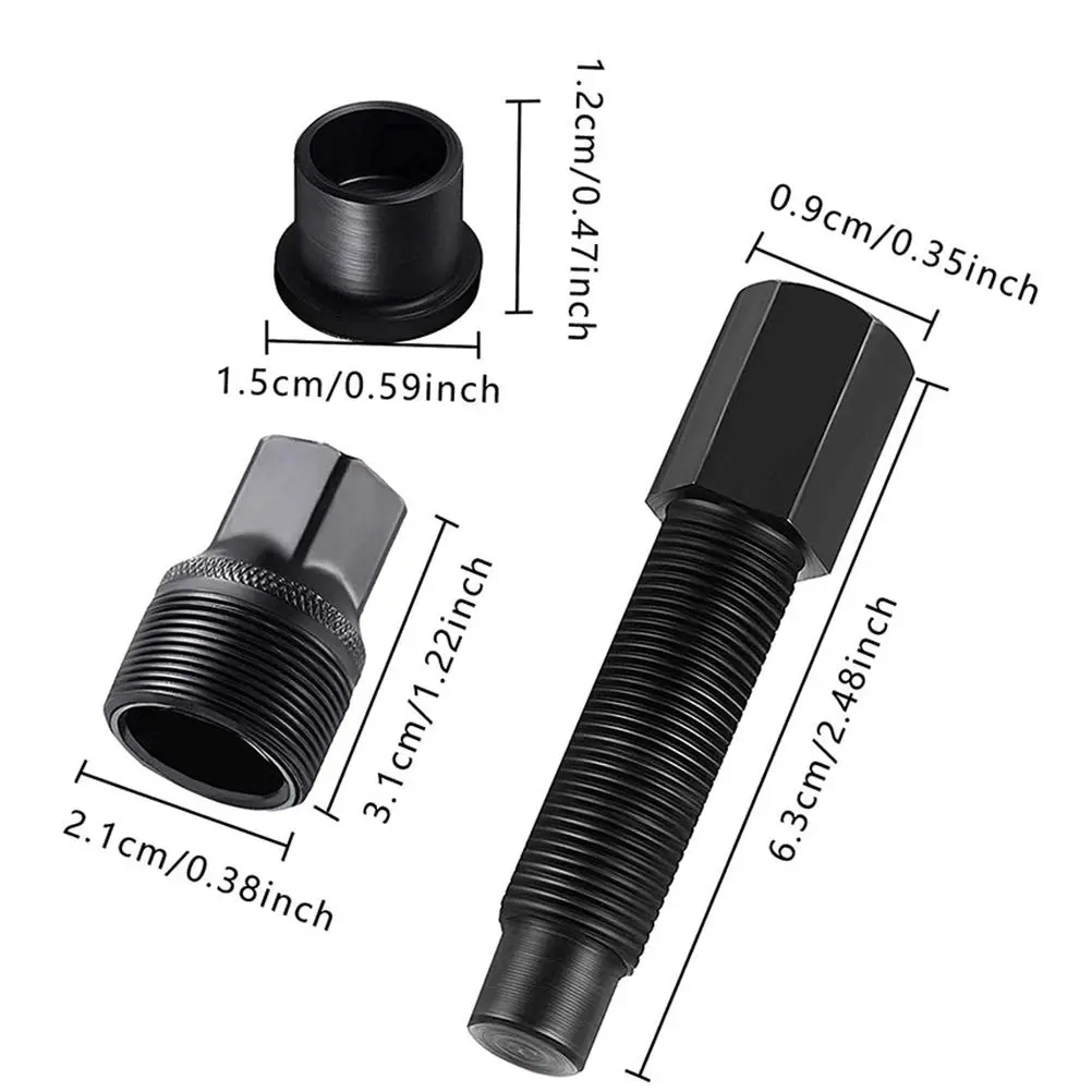 Crank Extractor Puller Bike Crank Removal Tool Cycling Crank Pulley Tool Riding Maintenance Equipment Kits for Bikes