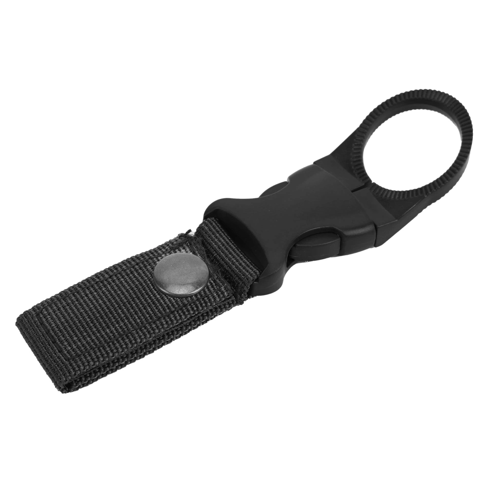 Outdoor Water Bottle Holder Clip for Camping Hiking Cycling Fishing Multifunctional BuckleBlack