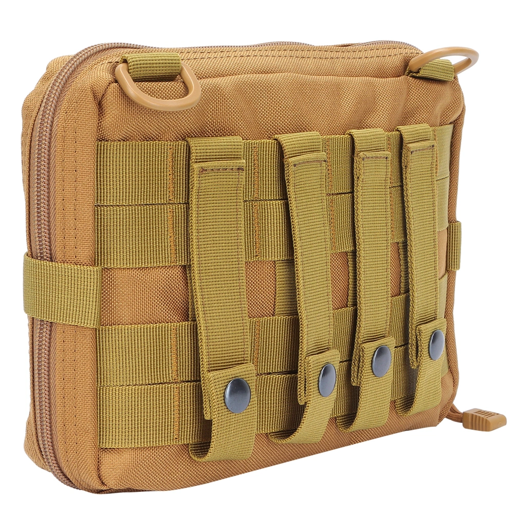 Outdoor Military Utility Waist Pack Pouch Bag EMT Cover Package Camping Multitool Handbag(Tan )