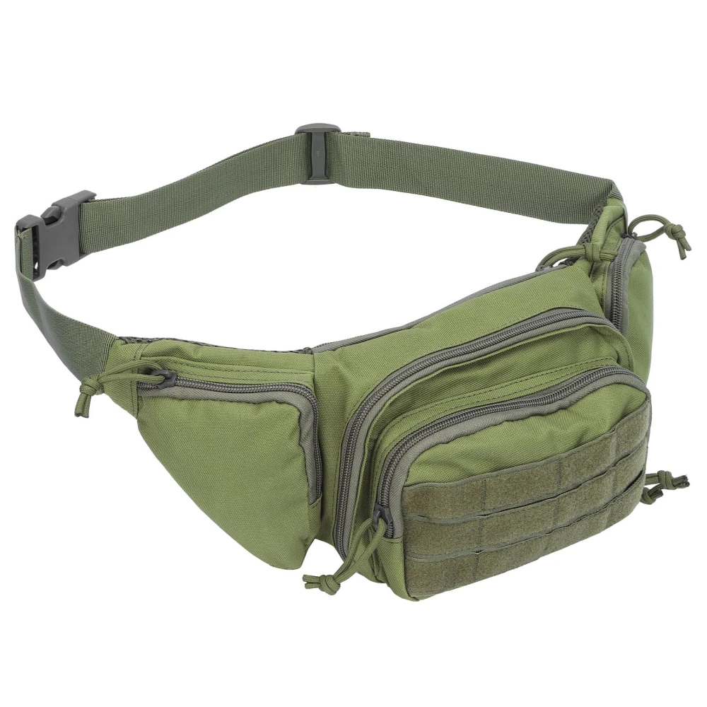 Military Waist Storage Bag 800D Oxford Cloth Material Outdoor Activities Waterproof BagArmy Green