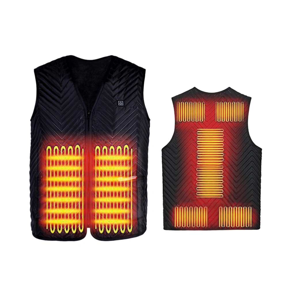 Electric Heated Vest USB Washable Heating Vest Winter Heating Jacket for Men Women