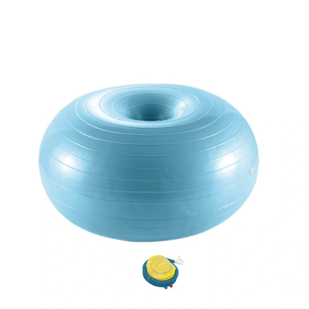 Exercise Donut Yoga Ball Workout Core Training Stability Ball For Yoga Pilates Balance Training with Inflatable Pump