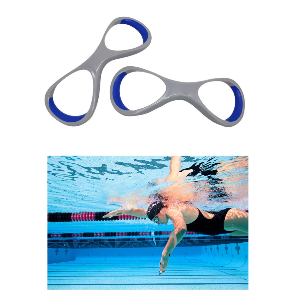 1 Pair 8 Word Forearm Fulcrum Fin Corrective Arm Teaching High Elbow Swim Webbed Glove Swimming Equipment