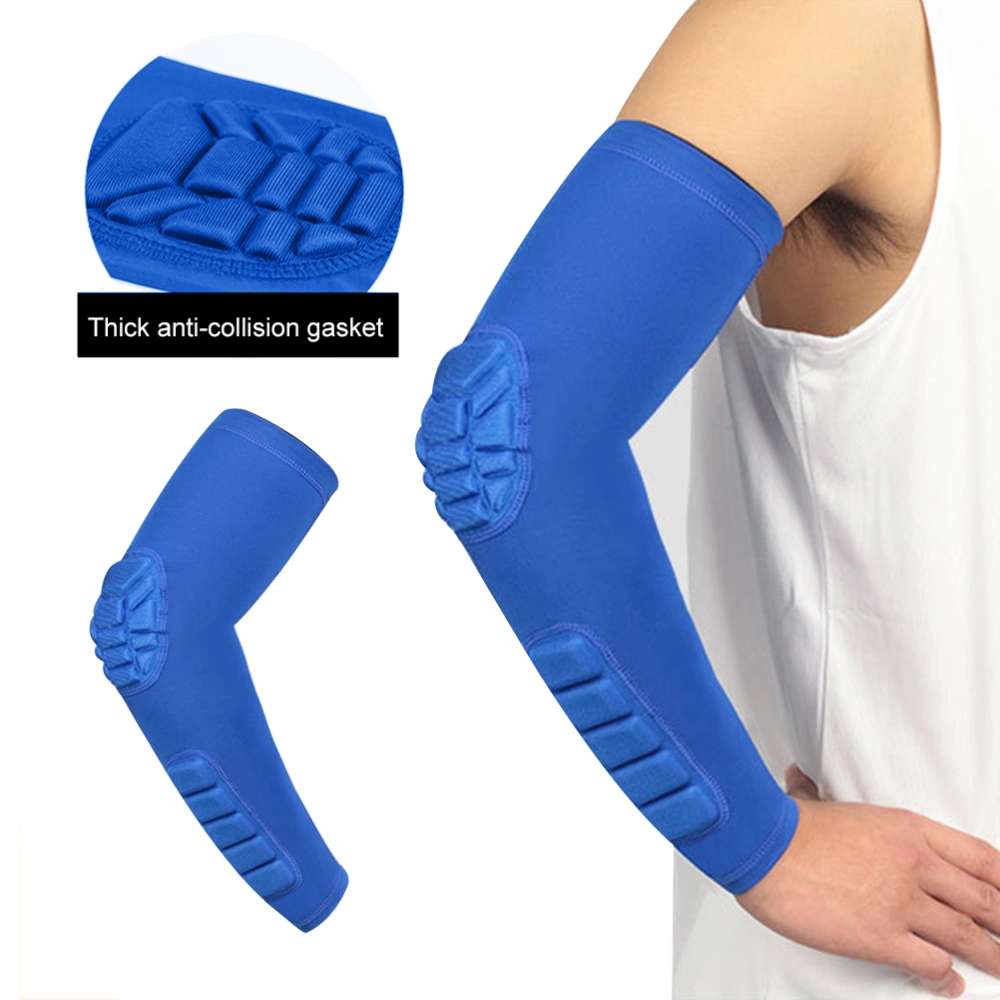 Elbow Sleeve Padded Compressed Arm Forearm Guard Sports Shooter Sleeves Protective Pads Support for Football Basketball Volleyball