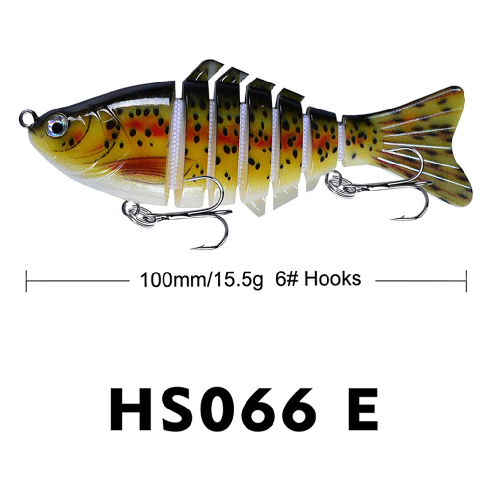 10cm Lifelike Fishing Lures Multi Jointed Swimbaits Slow Sinking Hard Bait Fishing Tackle Accessories