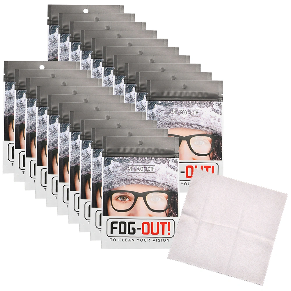 5 pcs Anti Fog Cloth for Glasses Reusable Suede Defogger Cloth for Eyeglasses Swimming Goggles Window Glass