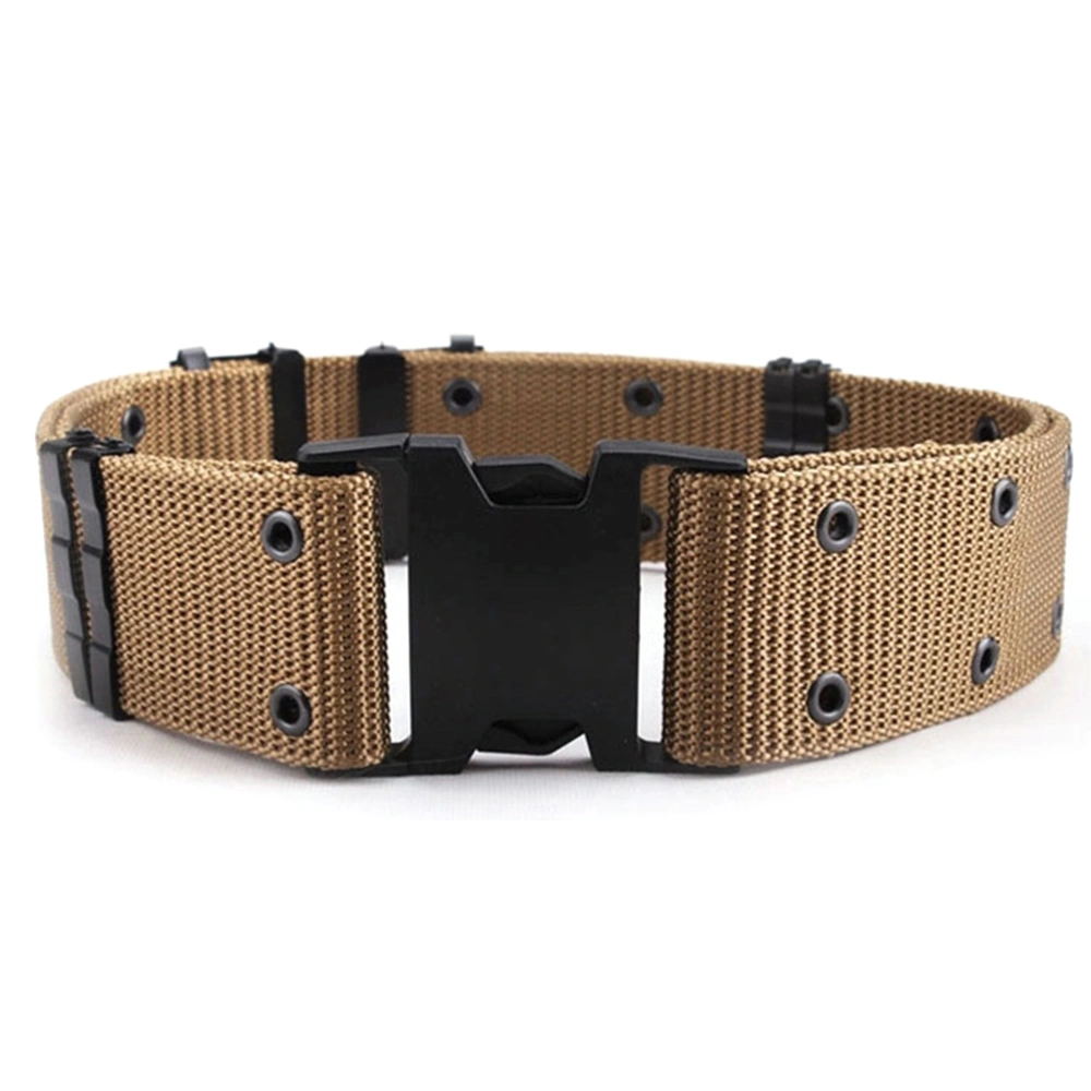 BuyWeek Men Military Belts Army Combat Canvas Belts Adjust Emergency Survival Waist Belt Waist Support