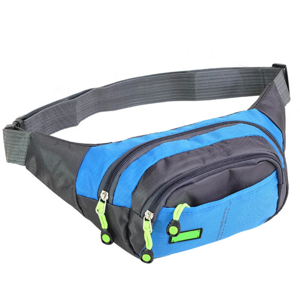 BuyWeek Waterproof Sport Waist Pack Bags Lightweight Fanny Pack Zipper Pockets Phone Wallet Shoulder Bag for Men Women Hiking Running