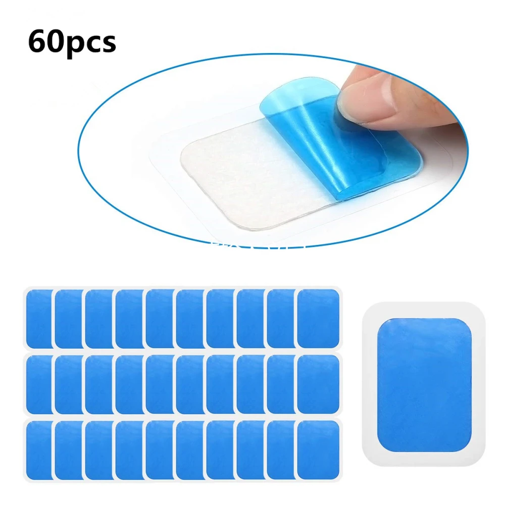 30Pcs EMS Gel Pads Hydrogel Gel Training Replacement Gel Sheets for Abdominal Muscular Electrostimulator