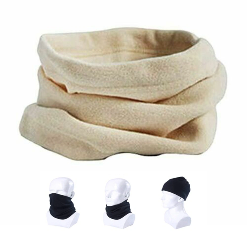 Multifunction Neck Warmer Fleece Winter Scarf Warm Mask Soft Headgear