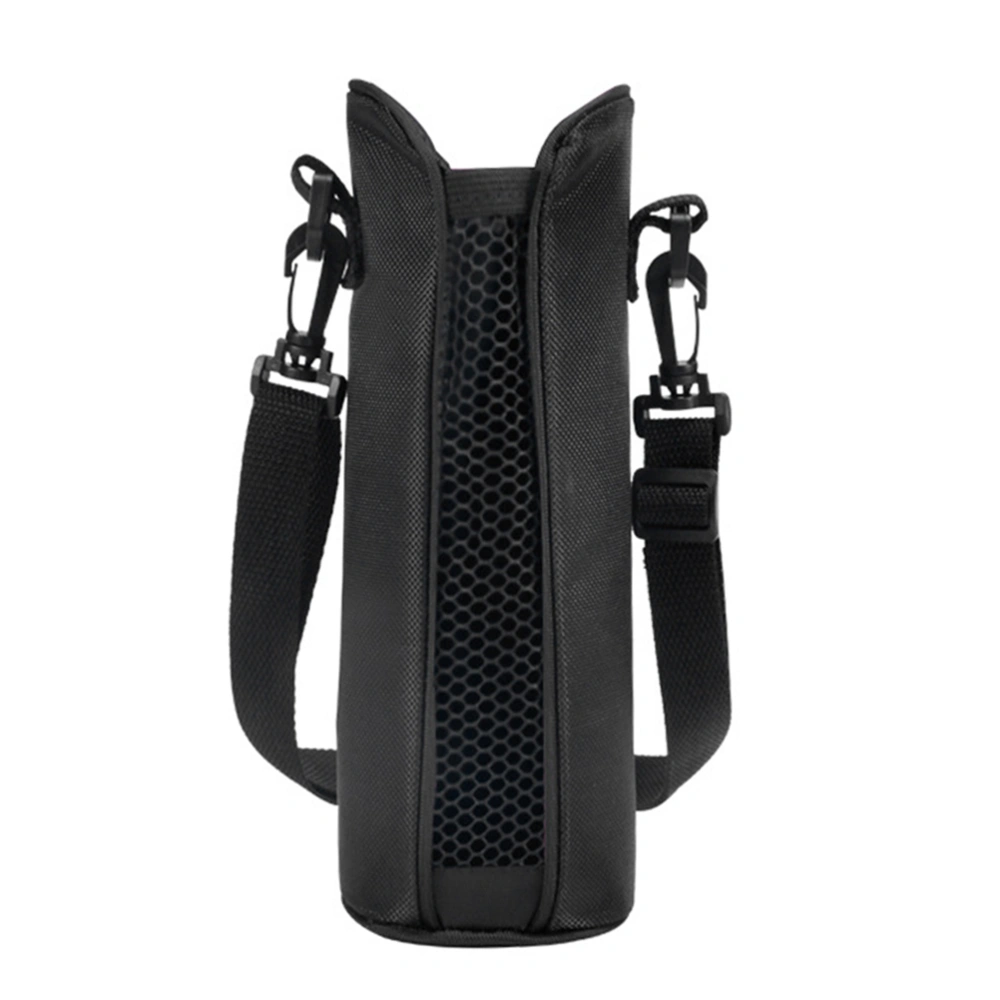 Portable Water Bottle Carrier Outdoor Insulated Water Bottle Holder Bag with Detachable Shoulder Strap