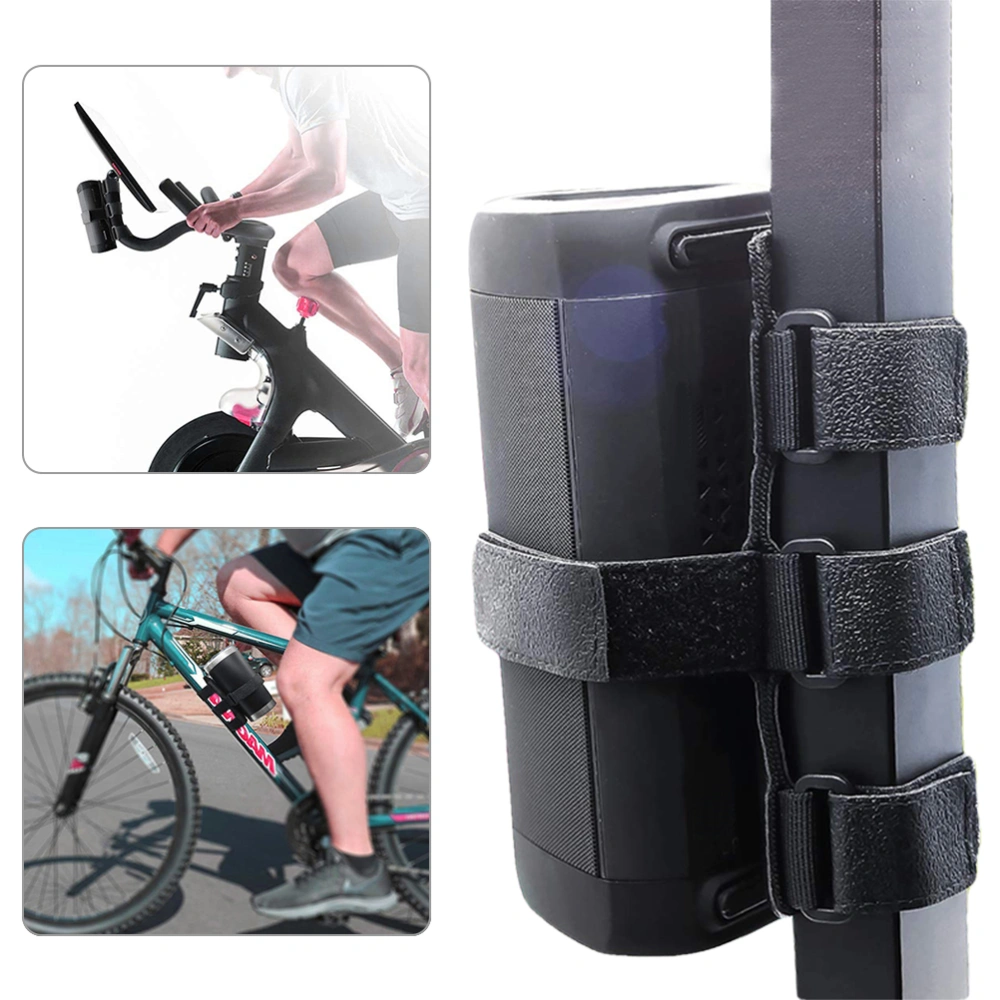 BuyWeek Bike Speaker Mount Adjustable Strap Waterproof Outdoor Bike Accessories for Most