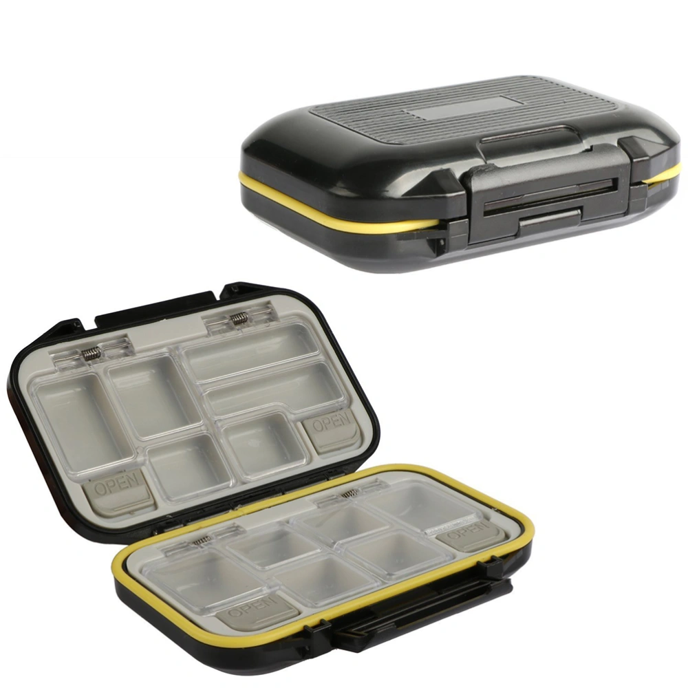 Waterproof Bait Tackle Storage Box Case 12 Grids Fishing Box Accessories