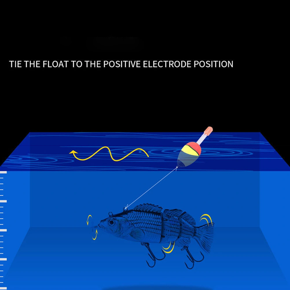 Electric Bait Swimming Robotic Segment Fishing Lure USB Charging Swim Bait