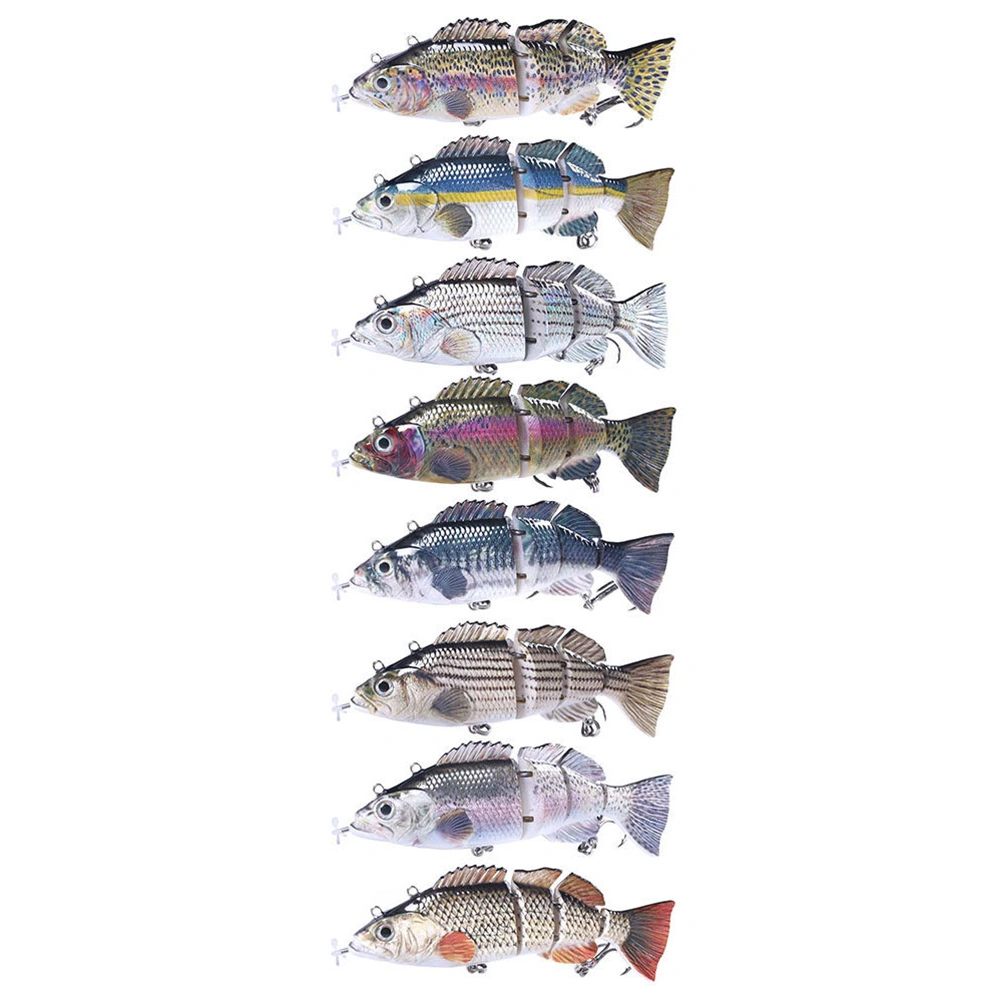 Electric Bait Swimming Robotic Segment Fishing Lure USB Charging Swim Bait