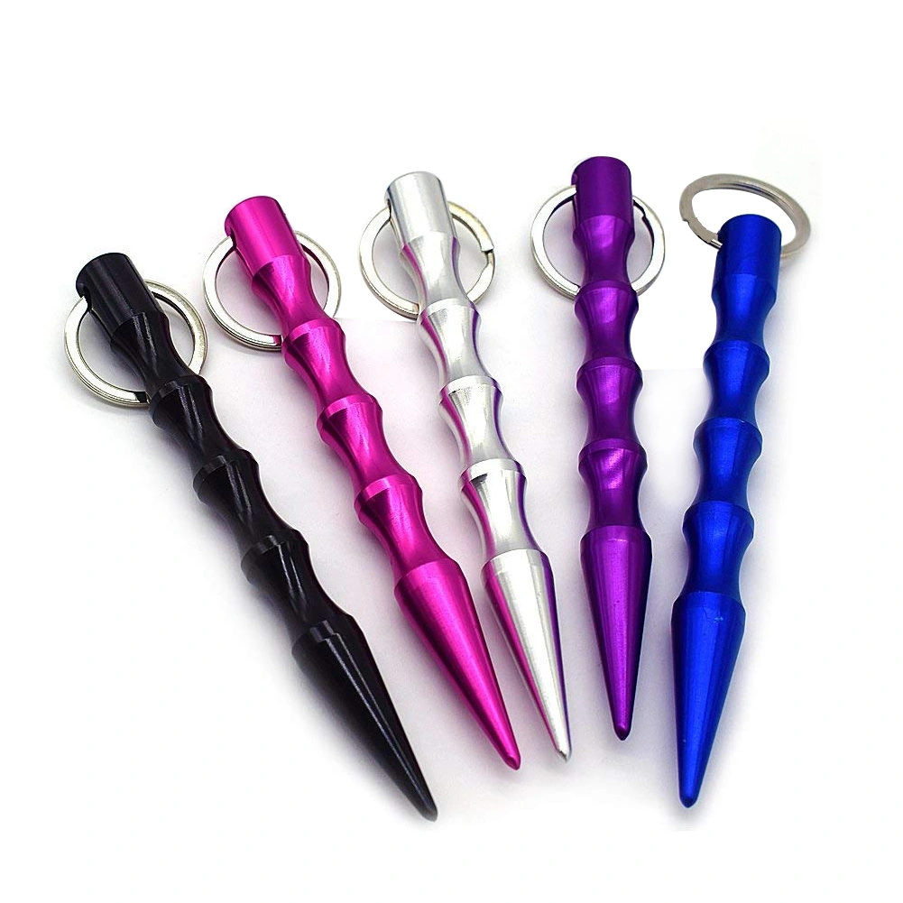 BuyWeek Different Colors Aluminum Self Defence Key Chain Gift for Women