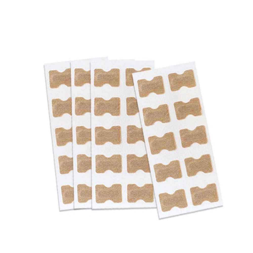 BuyWeek 50pcs Ingrown Toenail Corrector Stickers with Double Sided Tape Paronychia Corrector Pedicure Tools