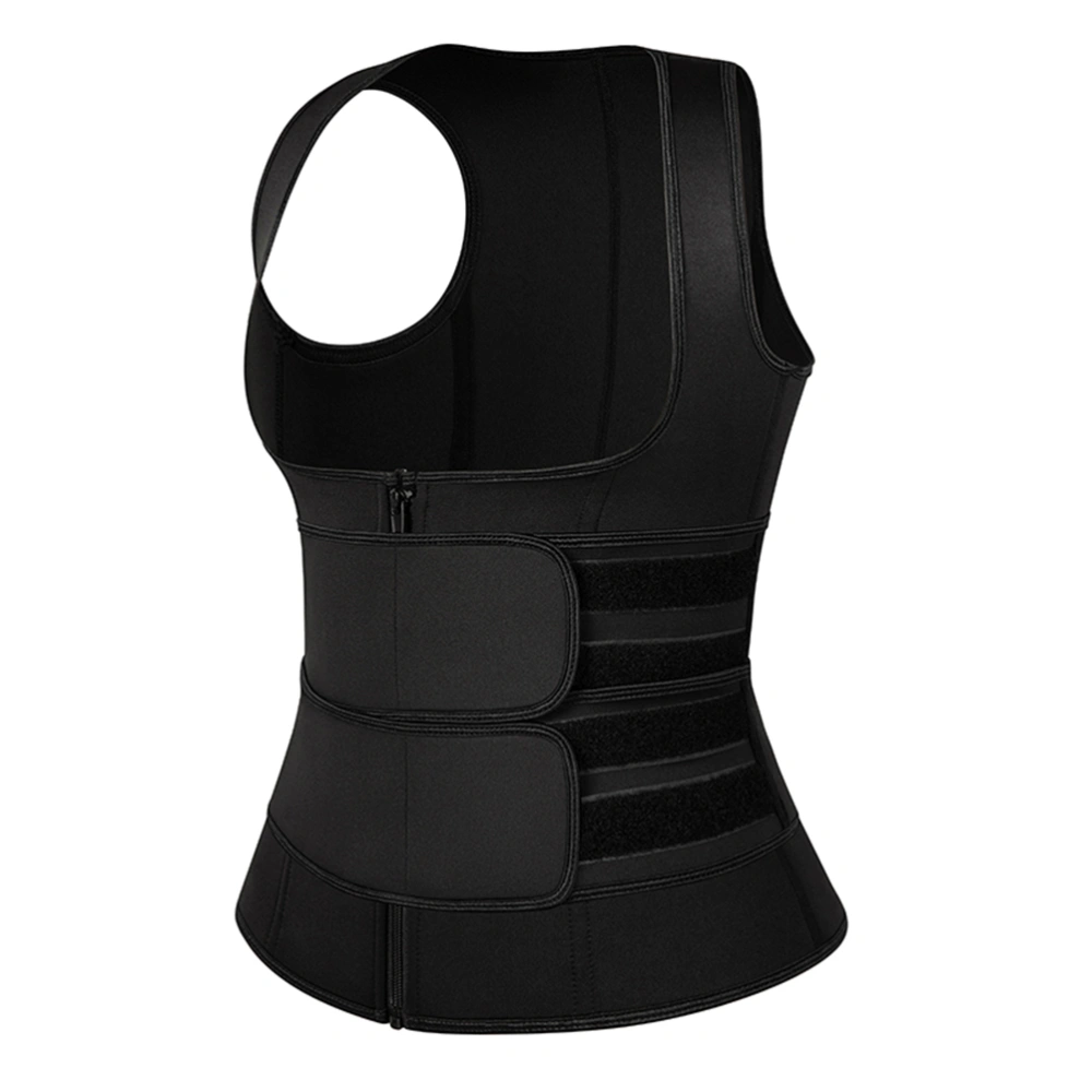 Women Waist Trainer Corset Zipper Vest Adjustable Neoprene Body Shaper Cincher Tank Top Waist Shapewear