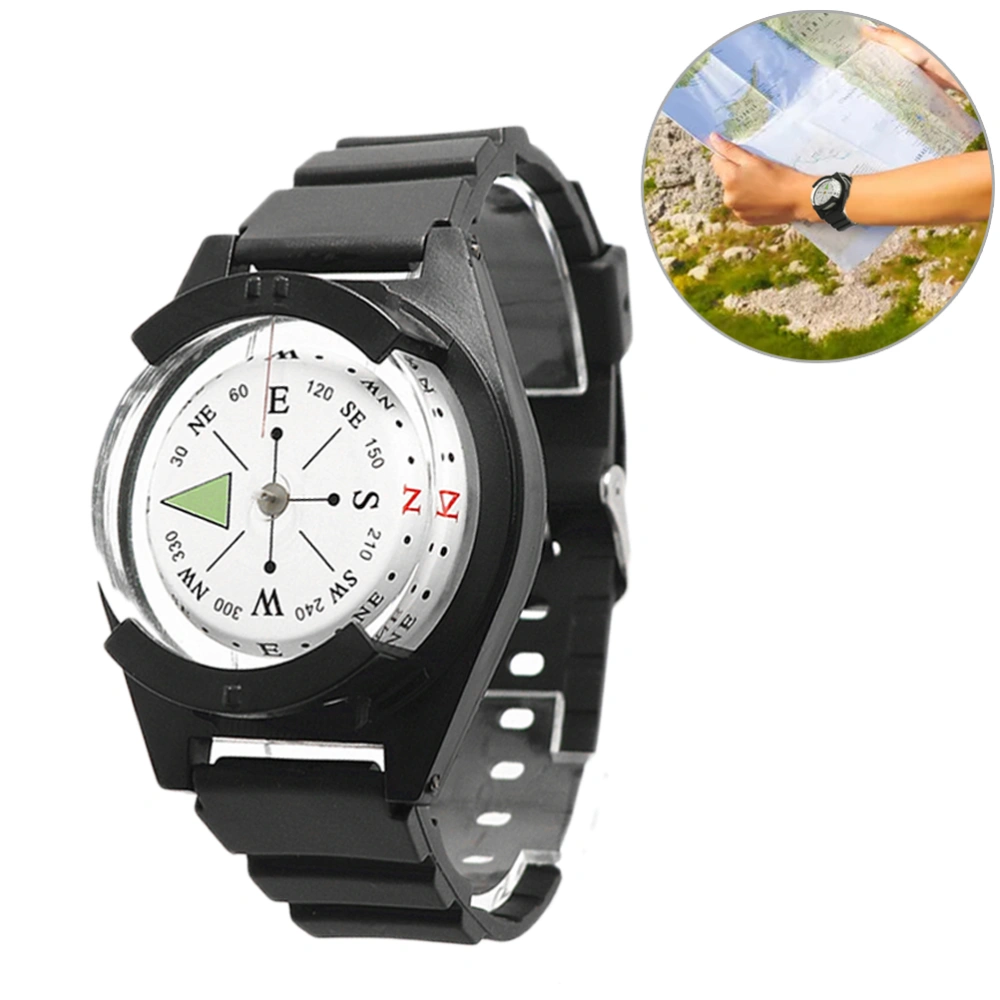 BuyWeek Outdoor Compass Professional Compass Waterproof Digital Watch Compass for Camping Hiking Cycling