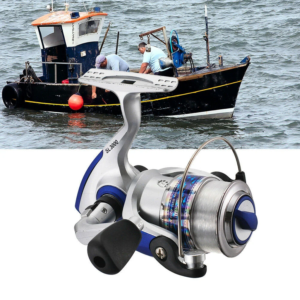 BuyWeek 12BB Spinning Reel Fishing With Fishing Line Spinning Sea Fishing Reel Carp Fishing