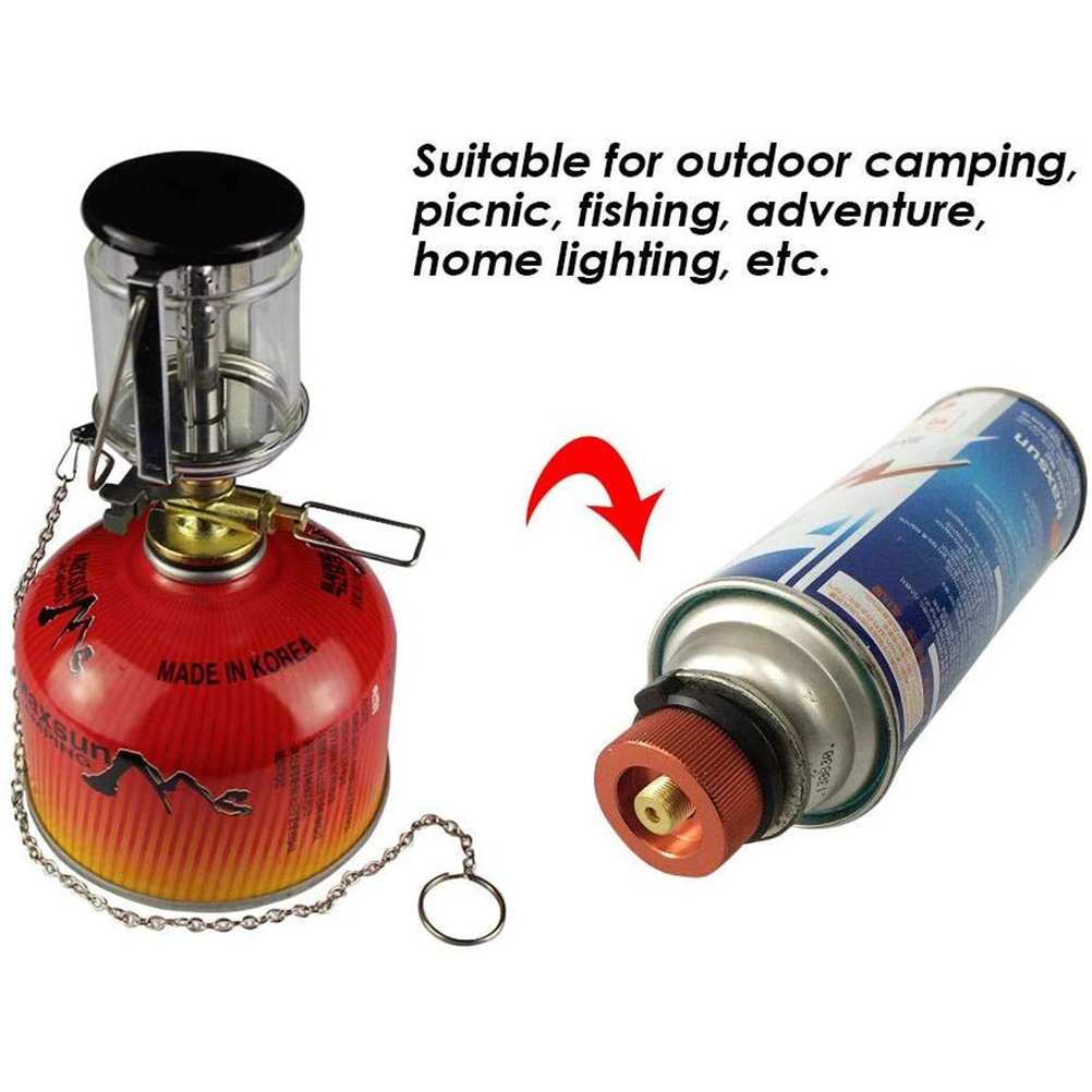 BuyWeek Mini Portable Camping Lantern Gas Light Outdoor Camping Small Gas Lamp Camping Heater Tent Lamp Torch Hanging Lamp