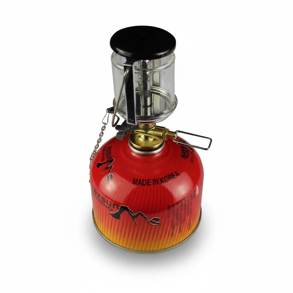 BuyWeek Mini Portable Camping Lantern Gas Light Outdoor Camping Small Gas Lamp Camping Heater Tent Lamp Torch Hanging Lamp