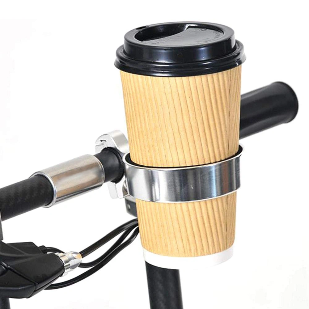 BuyWeek Bike Water Bottle Coffee Cup Holder Adjustable Road Bike Handlebar Water Bottle Aluminum Alloy Holder