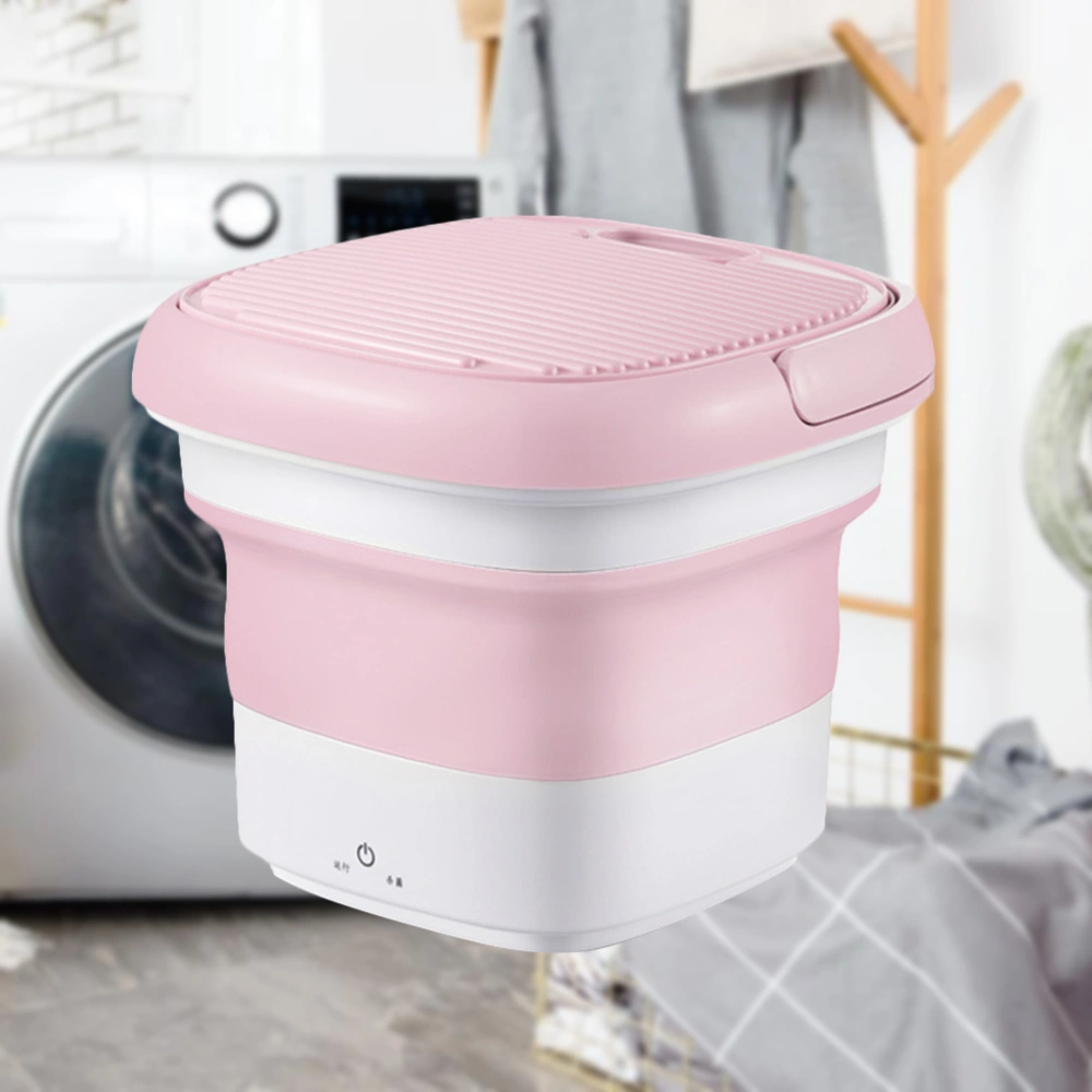 Folding Washing Machine Bucket for Underwear Socks Household Portable Travel Underwear Foldable Washer with Handle