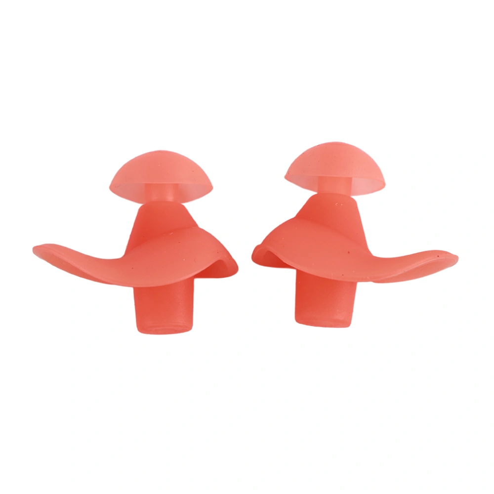 BuyWeek 1 Pair Waterproof Silicone Swimming Earplugs for Adult Swimmers Children Diving Soft Anti Noise Ear Plug