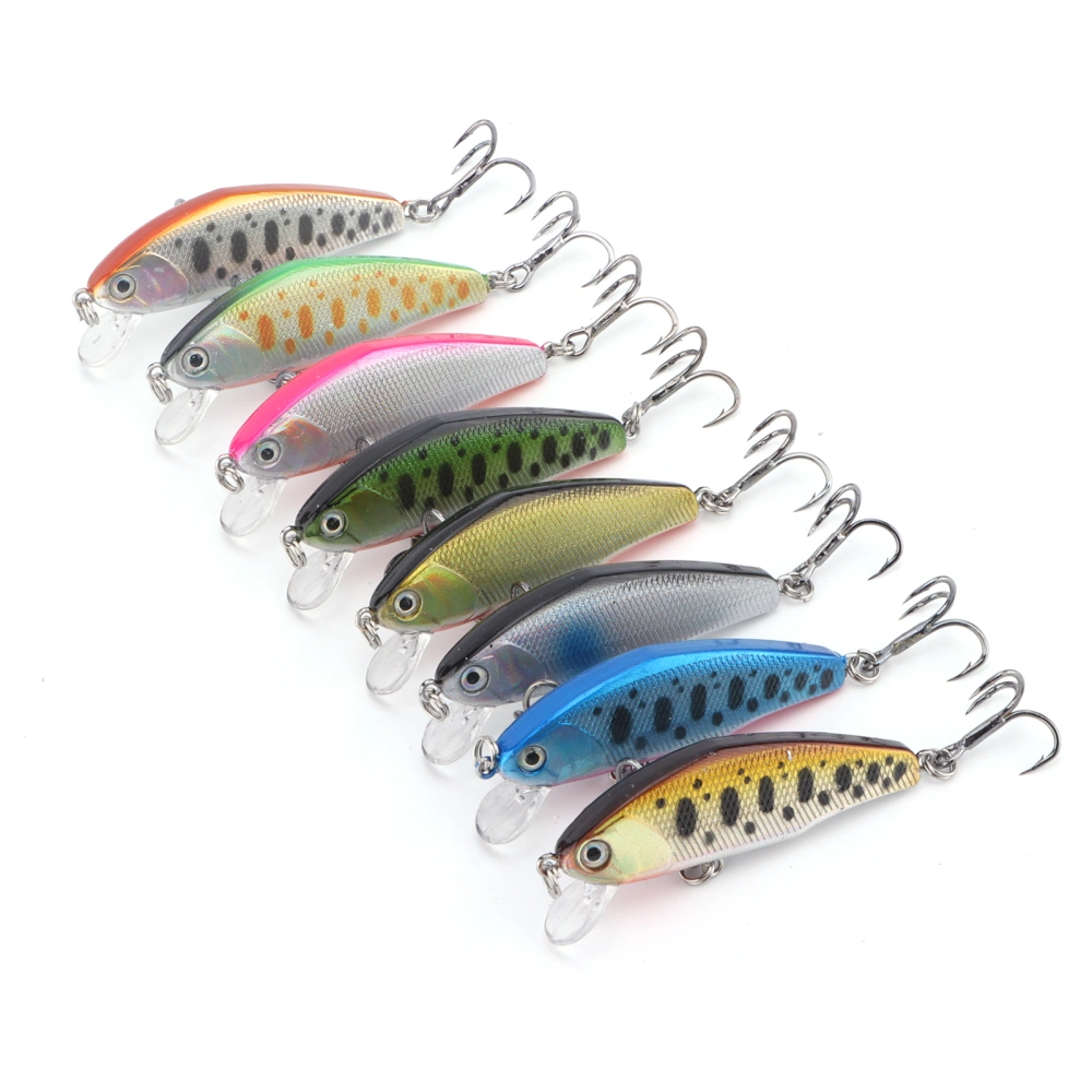 Long Throw Artificial Sinking Minnow Fishing Lure Bass Trout Fishing Tackle SwimBait