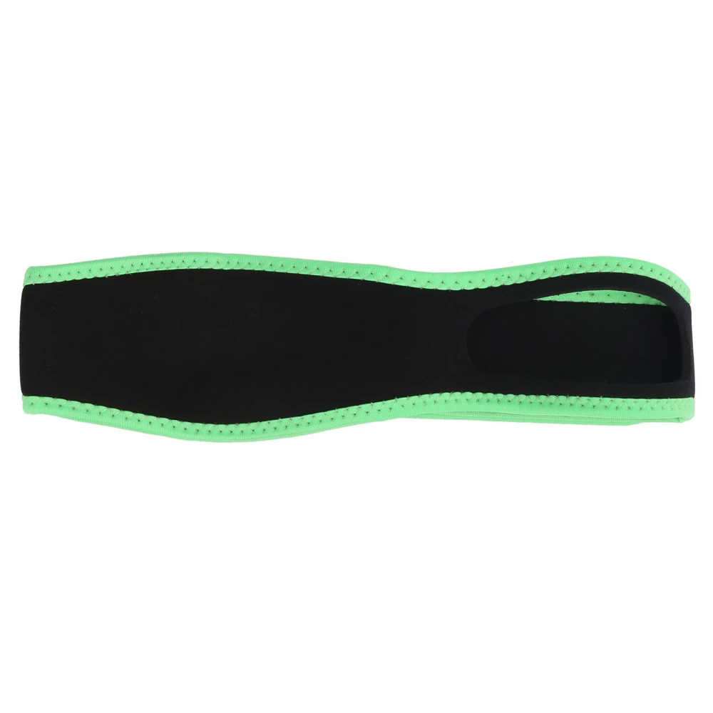 AntiSnoring Chin Strap Adjustable Breathable Stop Snoring Strap Jaw Support Belt(Fluorescent Green, Edge Covering )