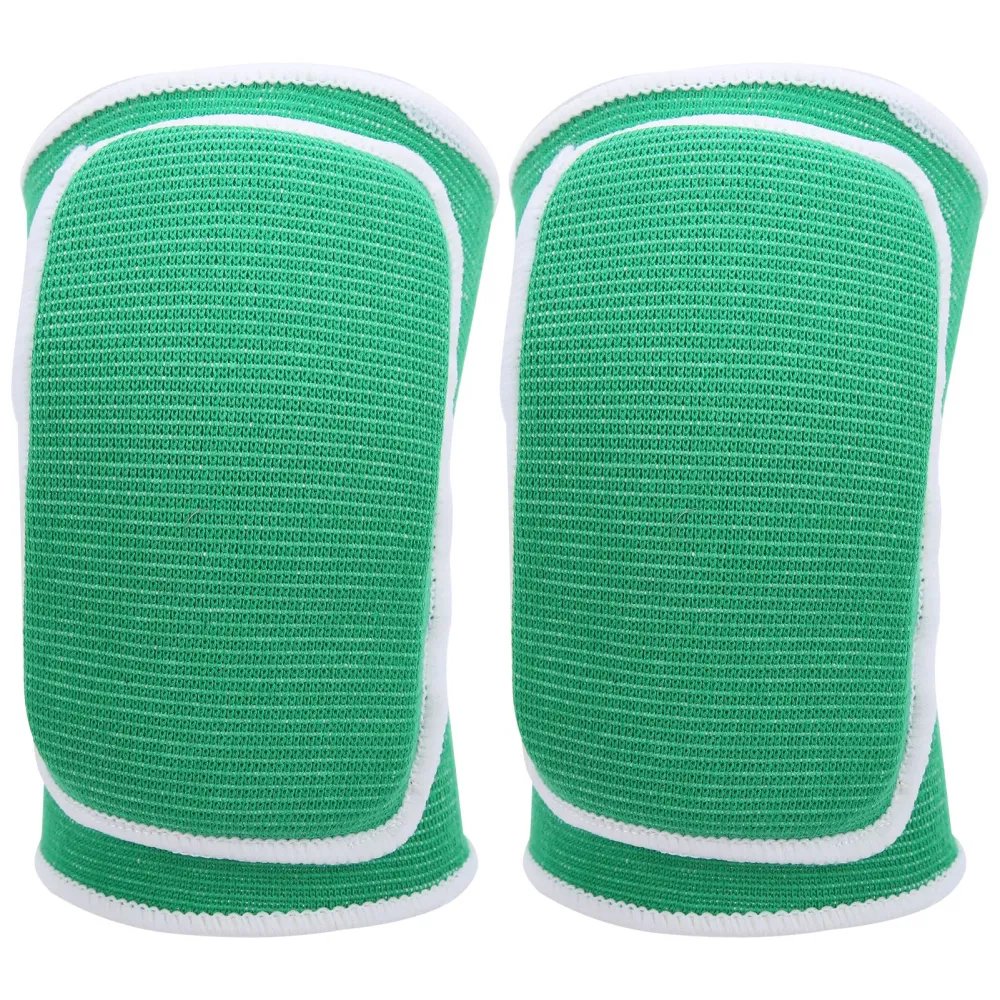 Children's Sports Elastic Knee Pads Leg Warmer Kids Dance Volleyball Basketball KneepadsGreen