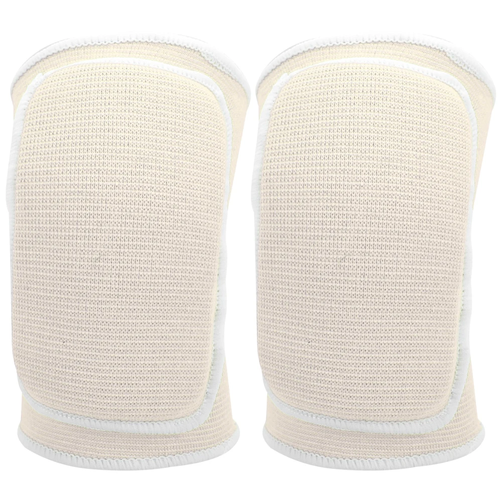 Children's Sports Elastic Knee Pads Leg Warmer Kids Dance Volleyball Basketball KneepadsWhite