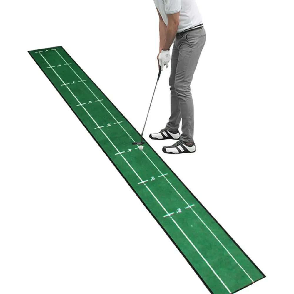 Putting Practice Blanket Green Mat 9.2x1.0ft Mat with TPR Materials for Indoor or Outdoor Short Game Office Party Backyard Using