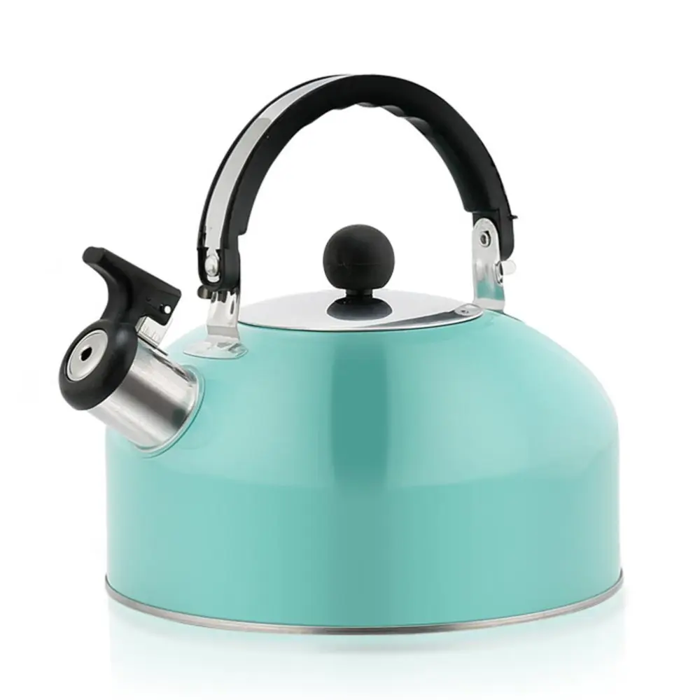 3L Durable Stainless Steel Whistling Camping Bottle Lightweight Kettle for Camping Trips Hiking Cooking Barbecue Festival