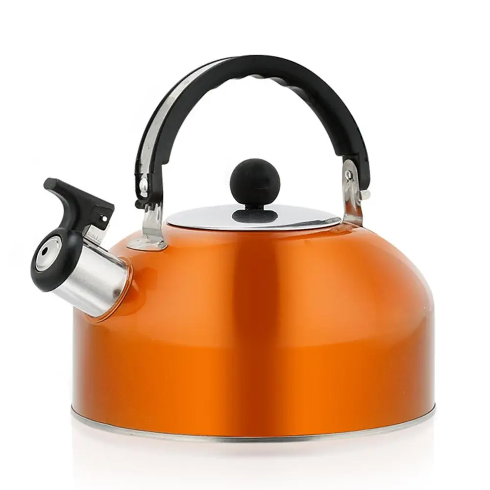 3L Durable Stainless Steel Whistling Camping Bottle Lightweight Kettle for Camping Trips Hiking Cooking Barbecue Festival