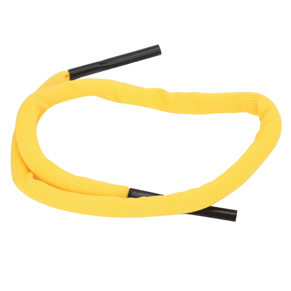 NonSlip Sunglasses Rope Unisex Outdoors Sports Elastic Glasses Cord Eyeglasses Neck Strap(Yellow )