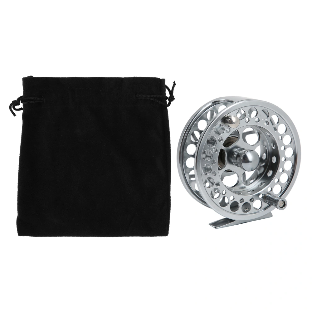 9/10 Fishing Fly Reel 3 Ball Bearing 1:1 Gear Ratio CNC Aluminum Alloy Fishing Reel