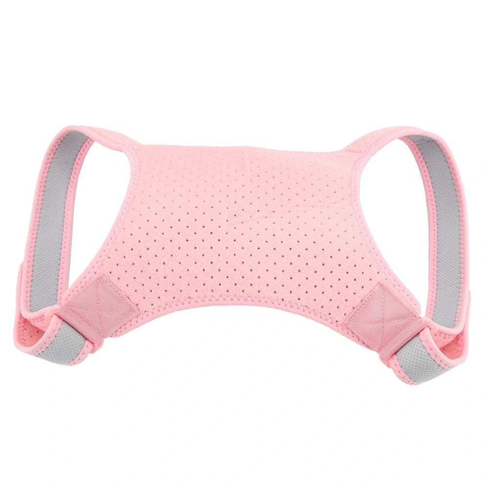 Adjustable Back Posture Corrector Breathable Clavicle Spine Back Shoulder Support BracePink