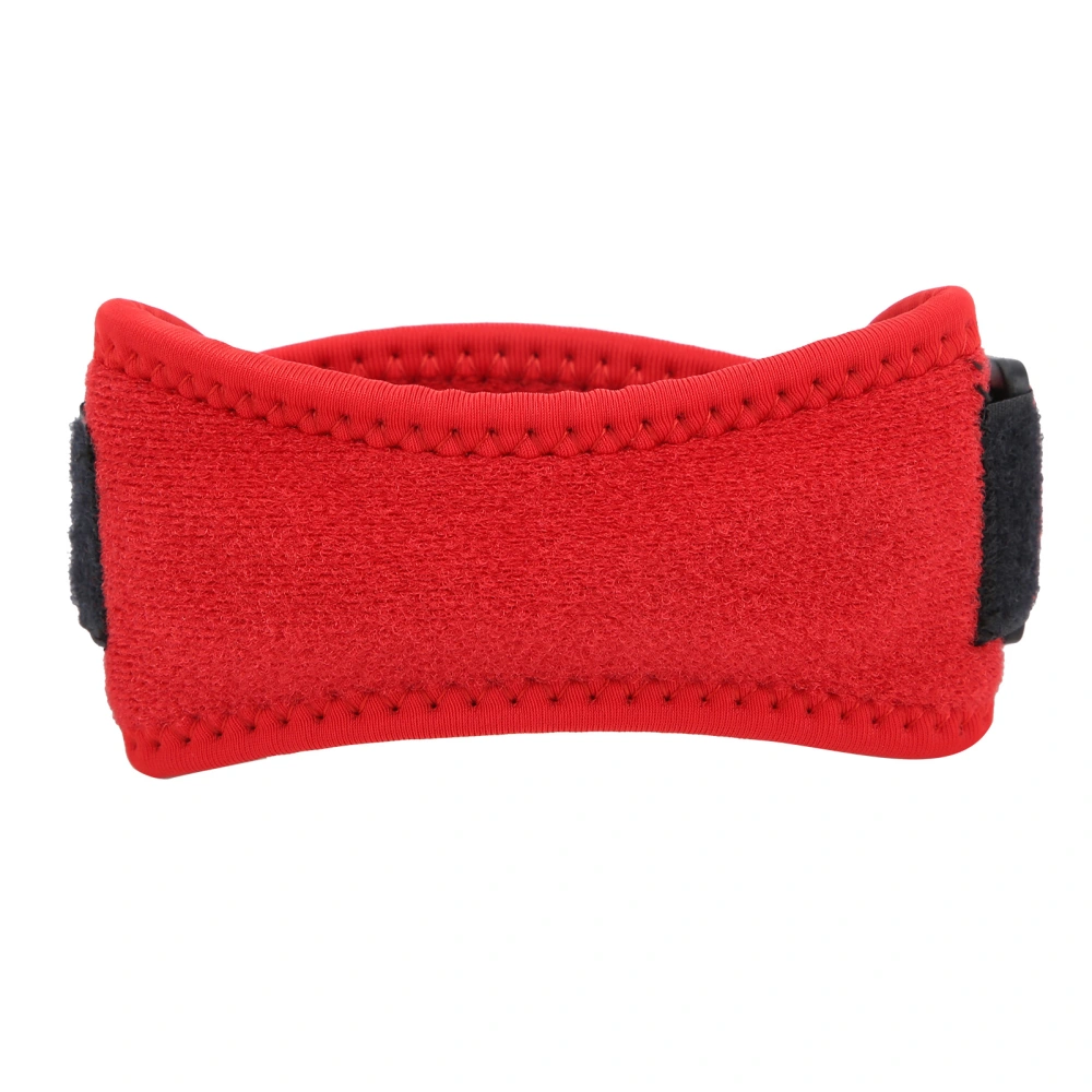 Knee Brace Adjustable Patella Tendon Knee Support Strap Pads for Running Outdoor SportsRed